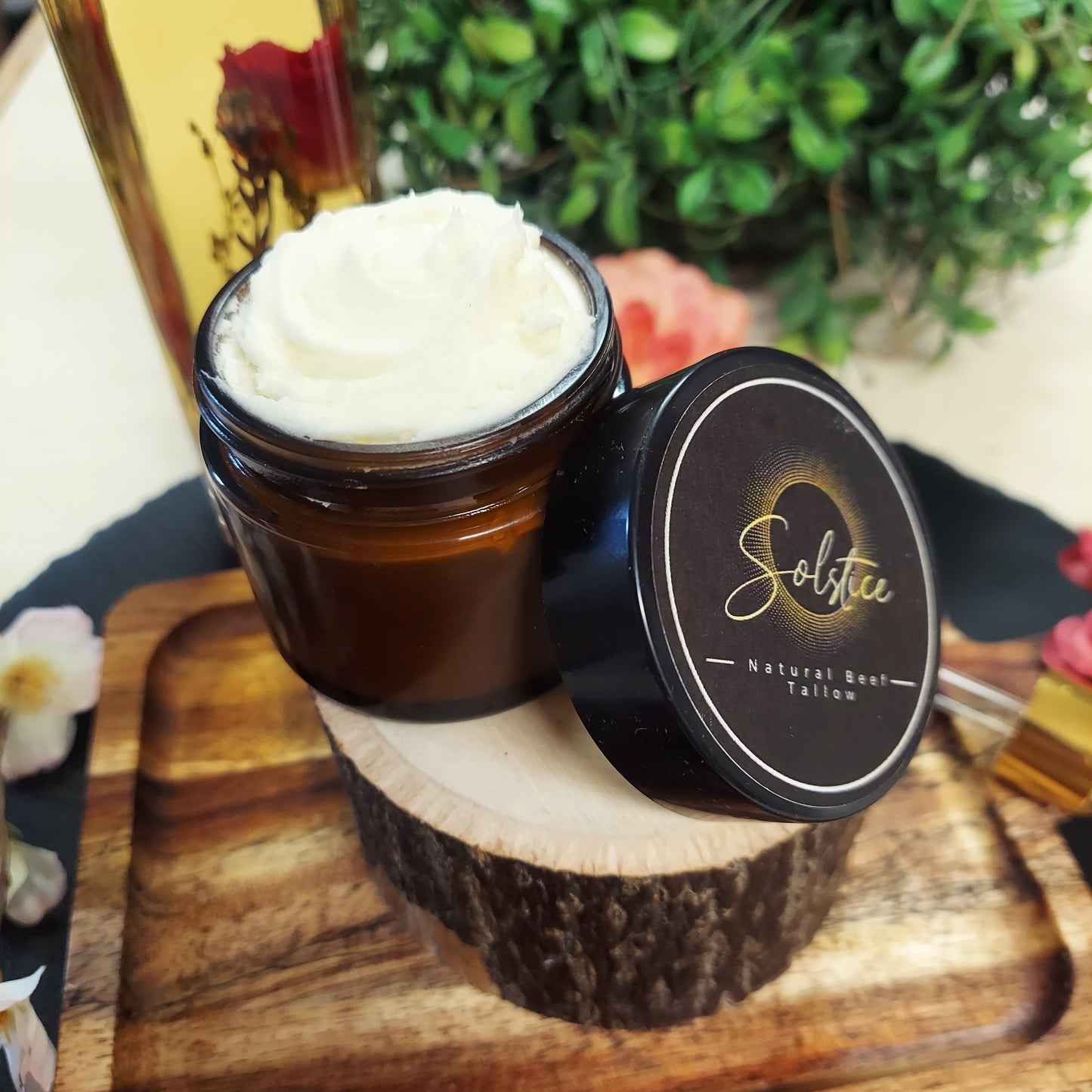 Whipped tallow Balm: Vanilla Rose