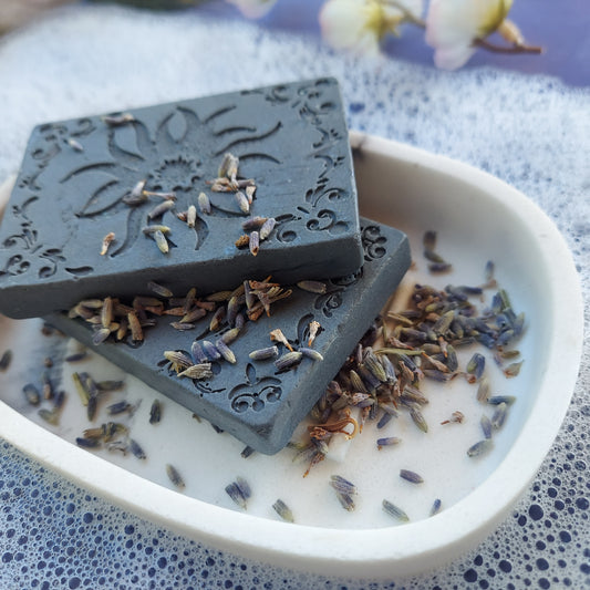 Black Lavender Vanilla Face Bar